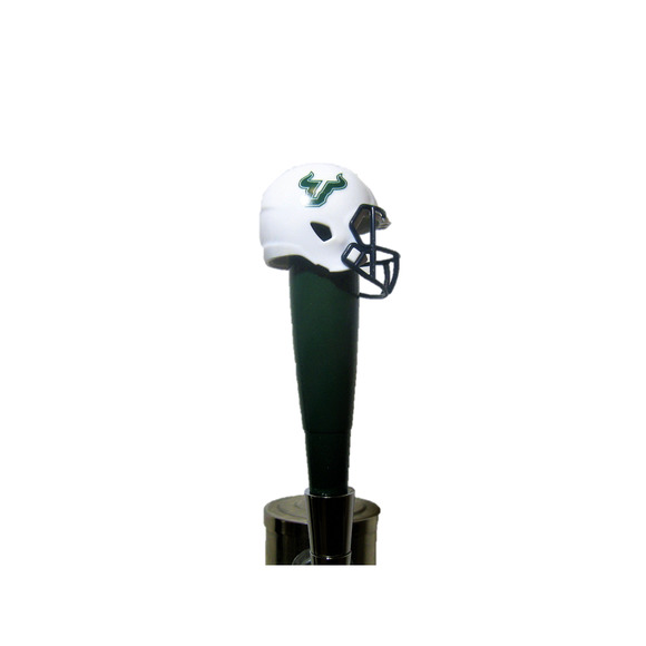 NCAA South Florida Bulls Tap Handle NCAA Football Beer Keg Wood Kegerator USF - Picture 3 of 3